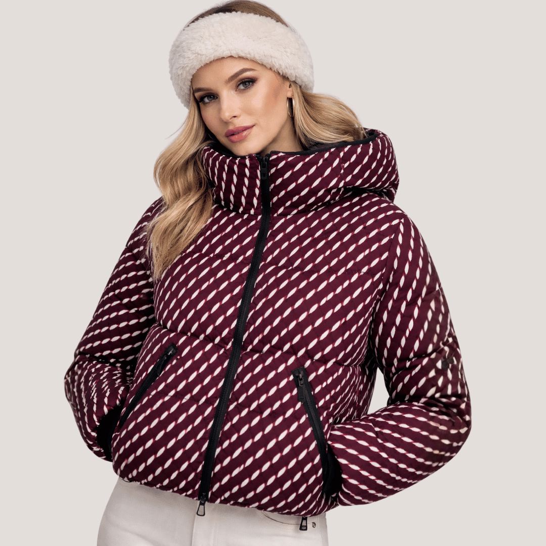 Women's Courchevel ski jacket, back view