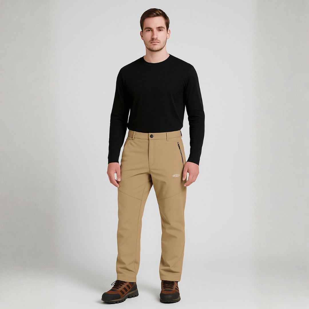 Men's ski trousers, back view