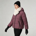 Close-up of the thermal lining in the Courchevel ski jacket