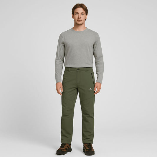 Men's waterproof ski trousers, front view