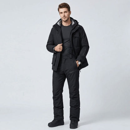 Men's ski salopettes with adjustable braces