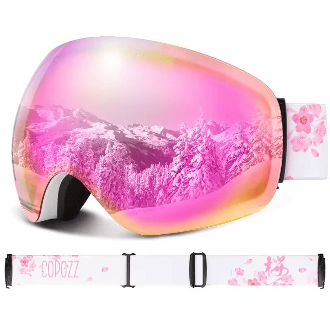 Colours available in the unisex ski goggles
