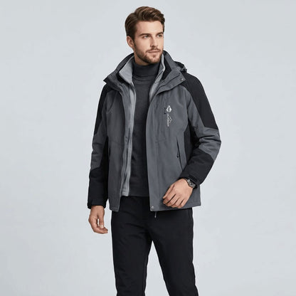 Colours available in the men's 3 in 1 waterproof jacket