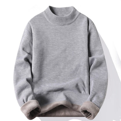 Men's fleece jumper, front view