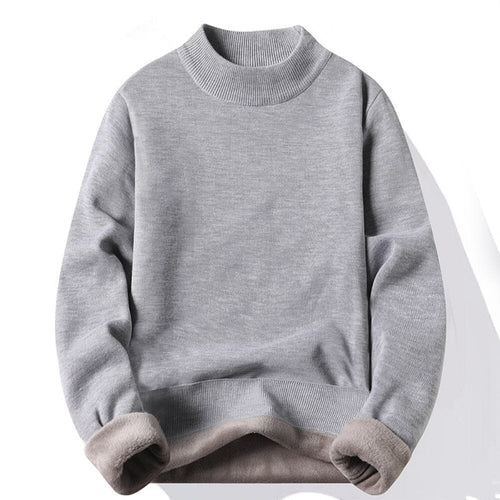 Men's fleece jumper, front view