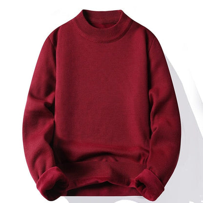 Men's fleece jumper in orange
