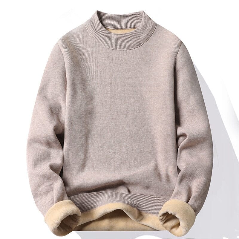 Men's fleece jumper in grey