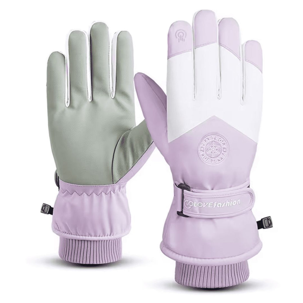 Colours available in the women's ski gloves