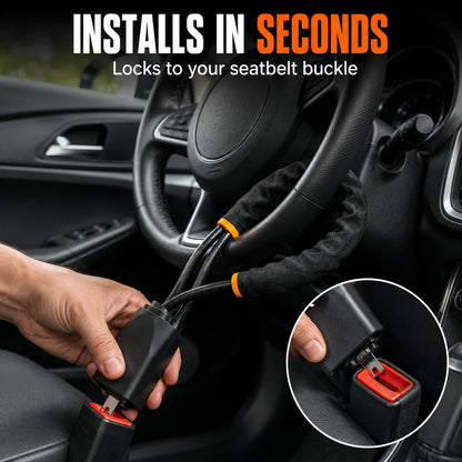 Titans Lock Driveway Defender Anti-Theft Steering Wheel Lock